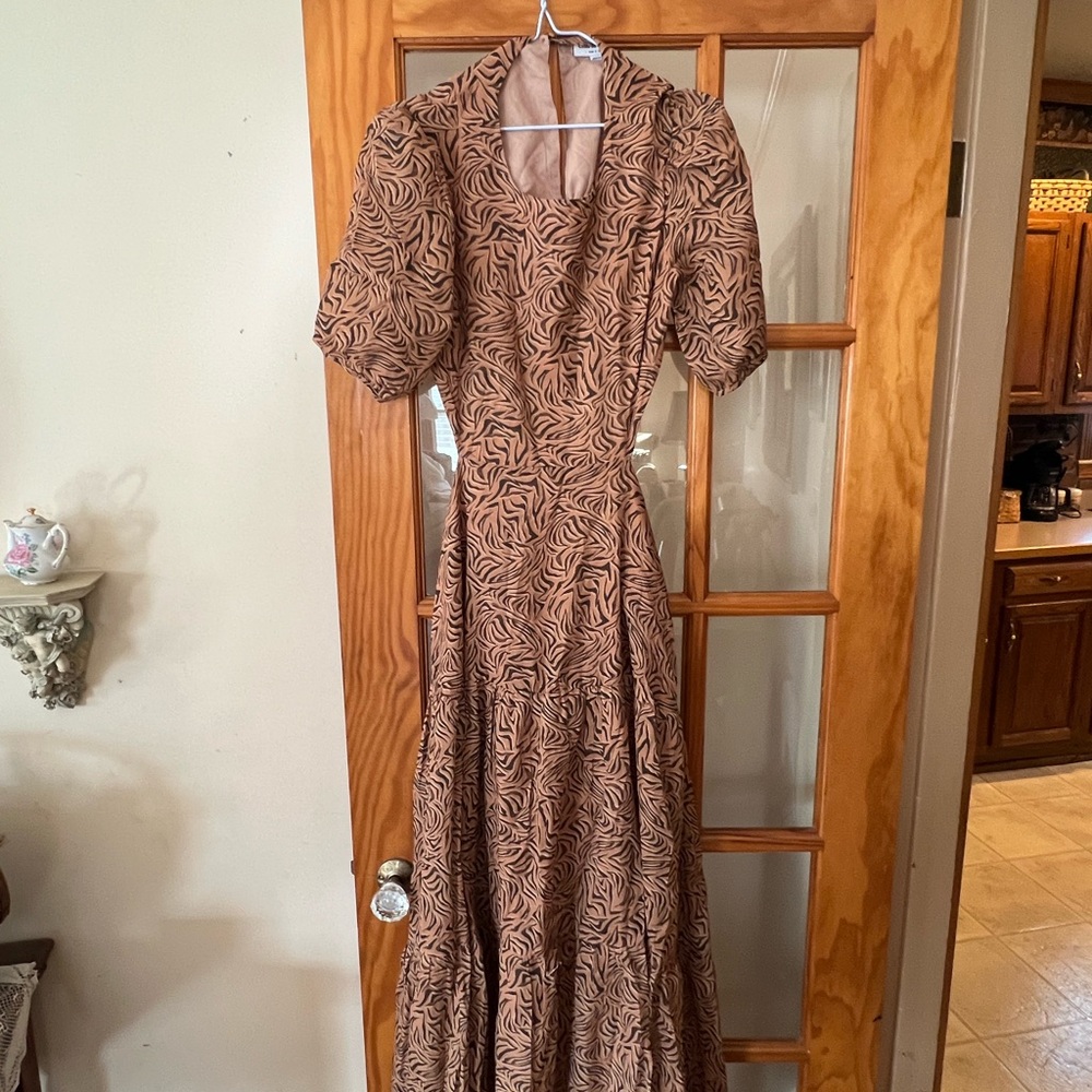 Anthropologie Animal Print Patterned Women's Dress. Never worn!